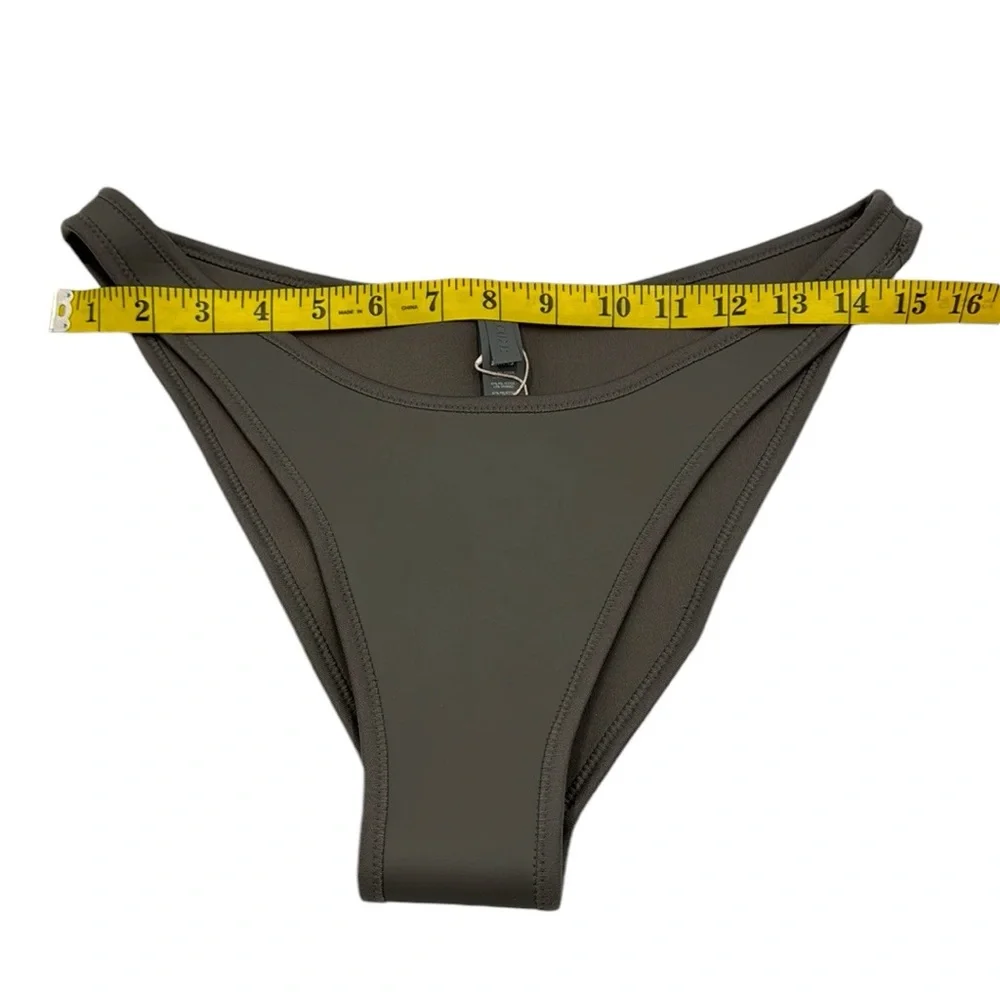 Skims Rubberized Scuba Swim Tanga Bikini Bottom Size Large